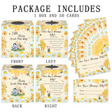How Big Is Mommy'S Belly Game, Winnie Baby Shower Games, Baby Shower Game With Box And 50 Guessing Cards, Gender Reveal Party Favor, Baby Shower Honey Decorations For Newborn