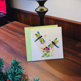 Quilling Card, Handcrafted Cards For All Occasions, Birthday, Mothers Day (Dragonfly)