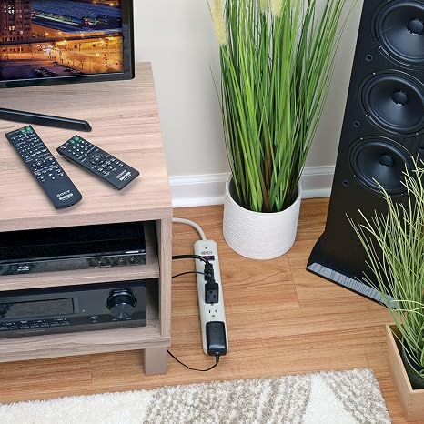 7 Outlet Surge Protector Power Strip with 25 ft Extra Long Cord