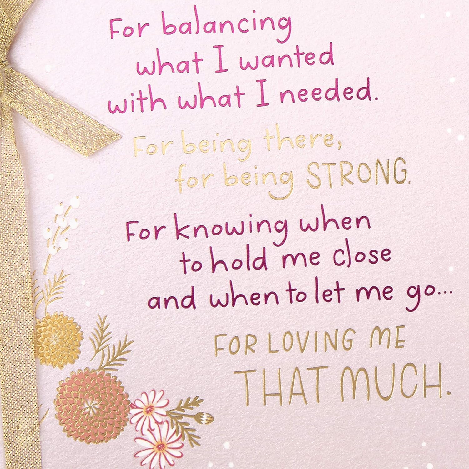 Hallmark Mothers Day Card from Son or Daughter (Thank You, Mom)
