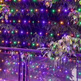 200 Led 9.8Ft X 6.6Ft String Lights Net Mesh Christmas Lights 8 Modes For Christmas Wedding Party Home Garden Lawn Bushe