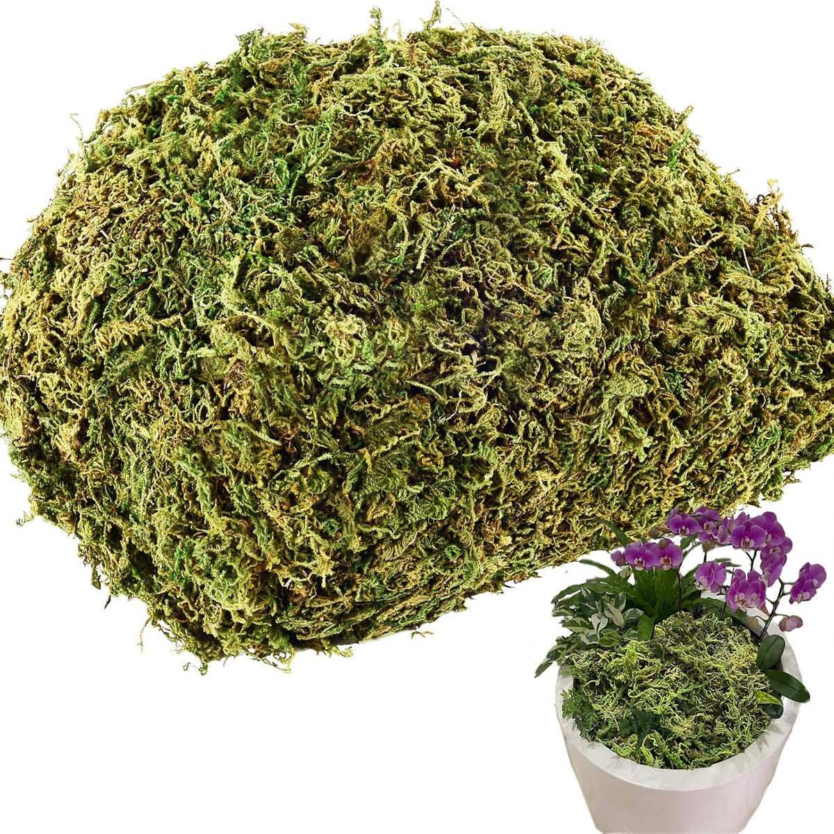 4.1Oz Fake Moss For Potted Plants And Fake Plants - Artificial Moss For Planters And Home Decor