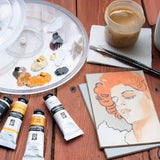 Jack Richeson & Co, Shiva Series Casein Paint Set - Introductory 6 Colors