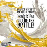 Pouring Masters Sunflower Yellow Ready To Pour Acrylic Pouring Paint - Premium 32-Ounce Pre-Mixed Fluid Acrylic Paint - Fluid Art Supplies For Canvas, Wood, Paper, Tile & Rocks