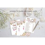 Boho Bridal Shower Decorations,The Wedding Shoe Bridal Shower Game,Love Is In Bloom Bridal Shower,Bridal Shower Gift Ideas,Cute Bridal Shower Games,Bachelorette Games For Parties,30 Game Card Sets,N4
