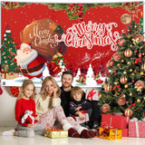 Christmas Banner, Large 72X45 Inch Backdrop For Christmas Decorations, Wall Banner For Xmas Holiday Kids Party Decorations