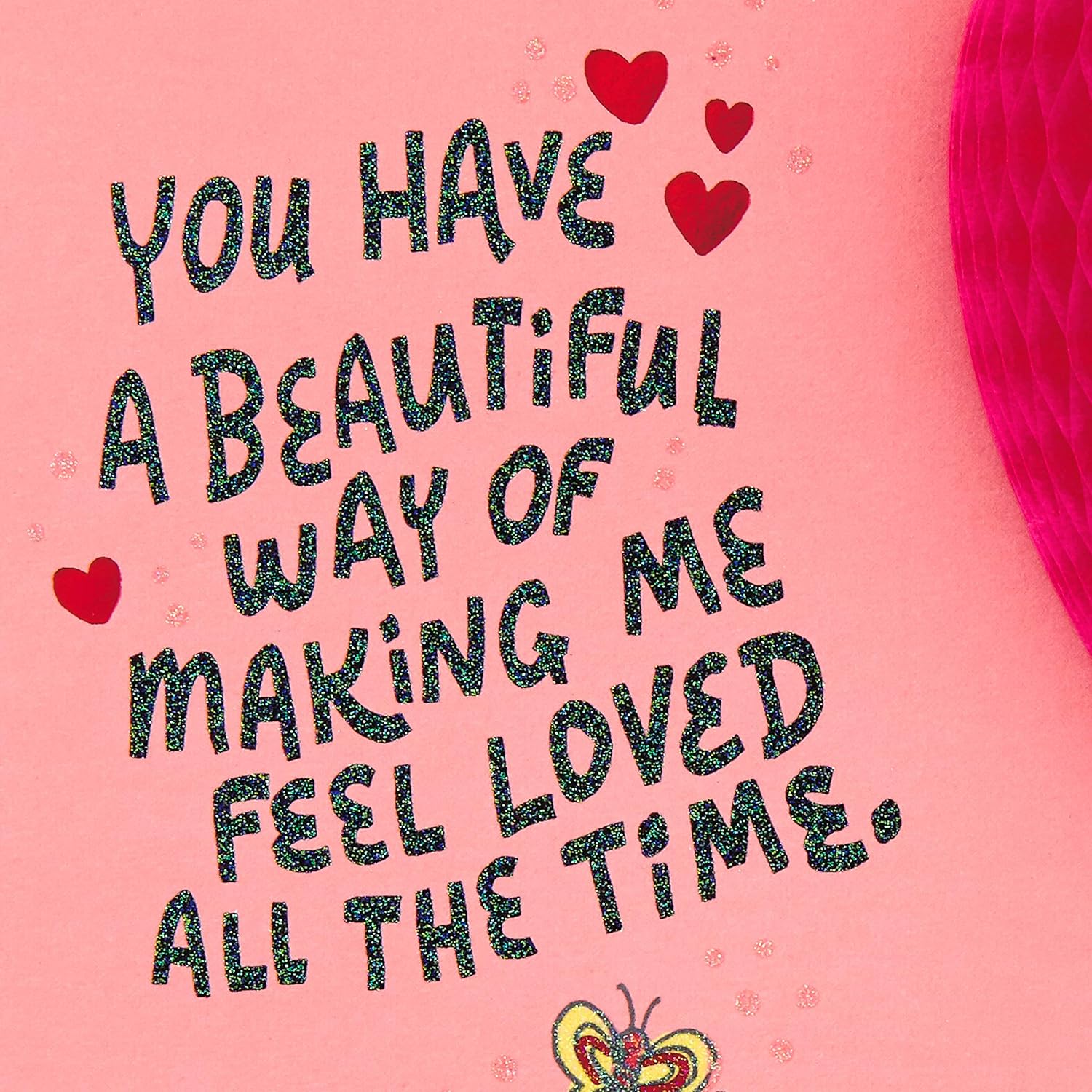 Hallmark Pop Up Mothers Day Card for Grandmother from Kids (3D Honeycomb Heart)