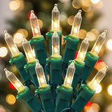 Outdoor Christmas Lights,120V Ul Certified 2 Pack 13Ft 50 Mini String Lights Connectable, Waterproof Fairy Lights For Ga