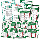 Christmas Party Games - Shower Game, Fall Winter & Christmas Friendly Feud, Family Feud Questions & Game For Adults, Games Cards & Party Decoration