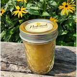 Made In Usa 2/ 8Oz Beeswax Jar Candles 2.25" W X 3.75" H Burning Time 40-45 Hours Each. 100% Pure Local Beeswax And 100% Cotton Wick Nothing Else. Hypoallergenic