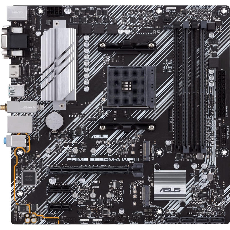 ASUS Prime B550M-A WiFi II AMD AM4 (3rd Gen Ryzen™) Micro ATX Motherboard (PCI