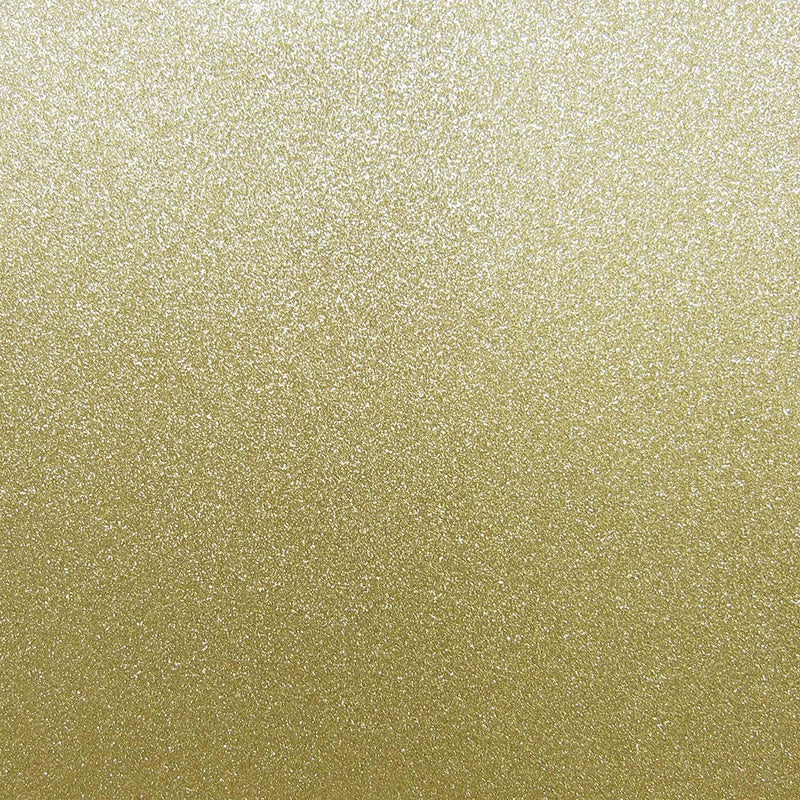 12" X 12" 300Gms Heavy & Premium Glitter Cardstock, 15 Sheets, Gold