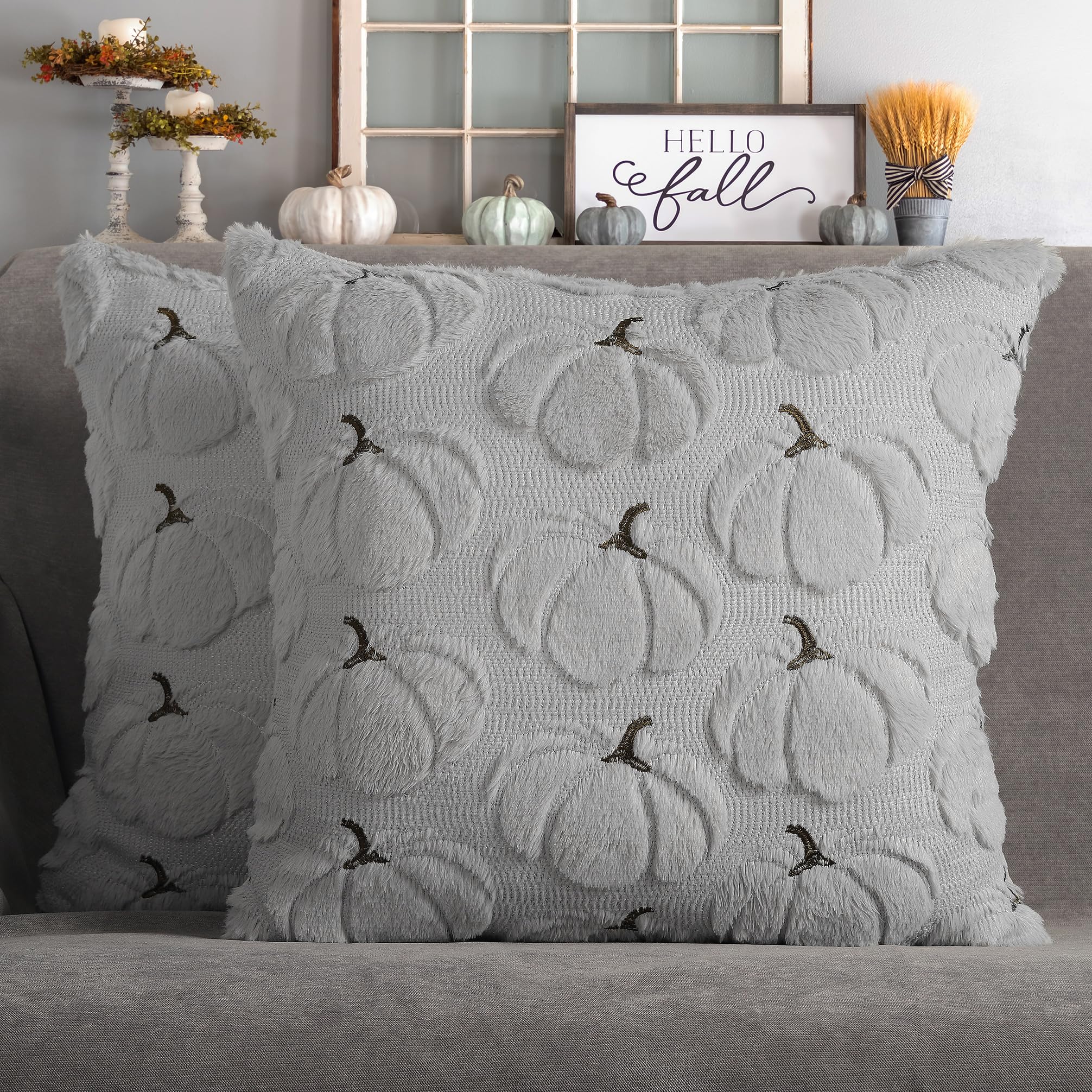 Pumpkin Decor, 8 PCS Halloween Pumpkin