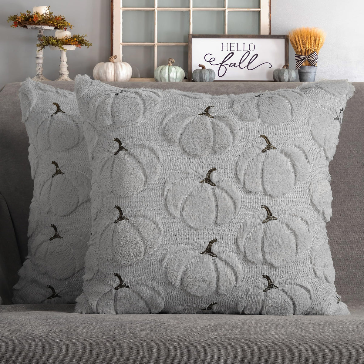 Pumpkin Decor, 8 PCS Halloween Pumpkin