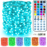 USB RGB Fairy Lights 33 ft 100 LED Color Changing with Remote Control