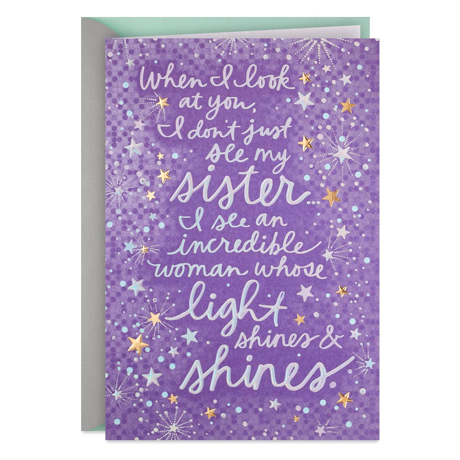 Hallmark Mother's Day Card for Sister (Love and Pride) for Birthday, Thinking of You, Congrats, or Any Occasion