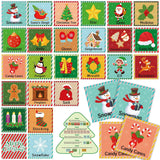 48 Pcs Christmas Memory Matching Games Holiday Matching Cards Xmas Memory Game Concentration Cards For Winter Educational Gifts Favors Family School Supplies