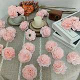 40 Pcs 3.3'' Fake Flower Heads For Craft,Rose Heads Artificial Flowers,Silk Rose Heads Bulk,Satin Rose Heads No Stem For Diy Flower Well,Crafts Bouquest (40, Blush)
