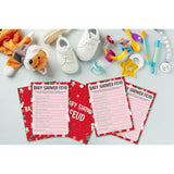 Baby Shower Game Cards, Baby Shower Feud Game, Christmas Party Cards For Gender Neutral Adults, Set Of 30 (Chris004)