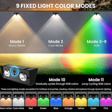8 Pack Solar Fence Lights IP65 Waterproof 9 Colors Color Changing LED Deck Lights