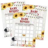 Bbq Baby Bingo Game, Baby Shower Games, Pack Of 30 Game Cards, Gender Neutral Boy Or Girl - Fa20