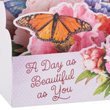 Hallmark Paper Wonder Pop Up Birthday Card (Butterfly and Flowers)