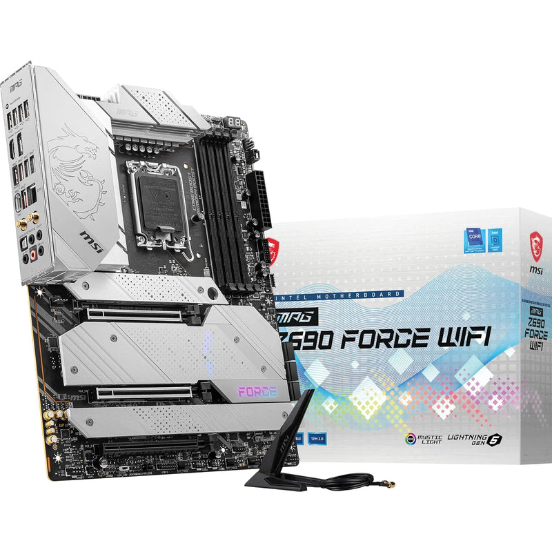 MSI Z690 Force WiFi Gaming Motherboard (ATX, 12th Gen Intel Core, LGA 1700 Soc