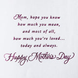 Hallmark Mothers Day Card from Son or Daughter (In My Thoughts and My Heart)