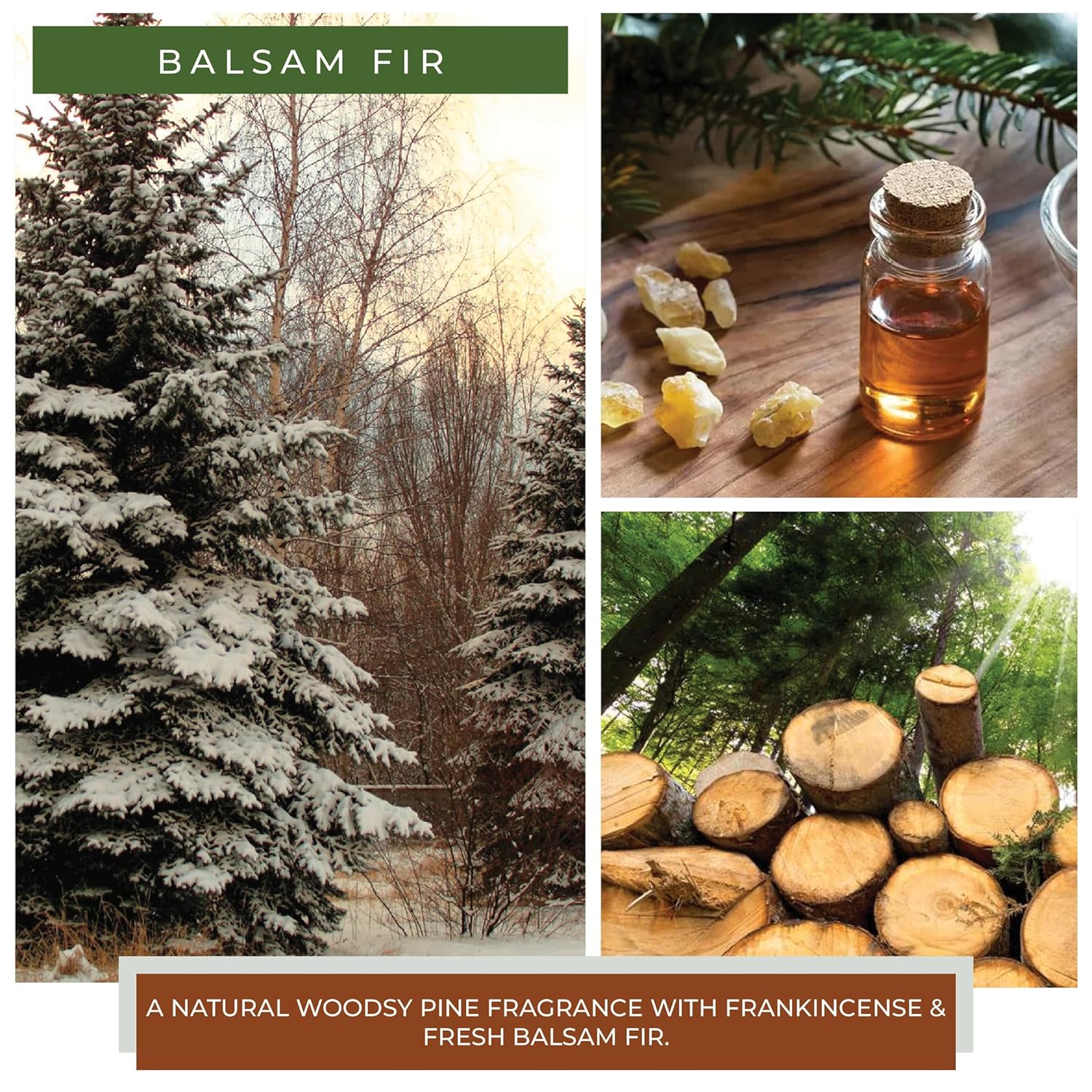 A Cheerful Giver - Balsam Fir Mama Scented Glass Jar Candle (22oz) with Lid & True to Life Fragrance Made in USA