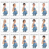 33 Cute Baby Shower Games - Scratch Off Lottery Ticket Raffle Cards Baby Shower Game - Who Has The Mom - 33 Sheets