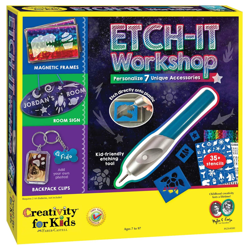 Creativity For Kids Etch-It Workshop - Diy Engraving Art Set For Kids - Arts A