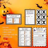 Halloween Friendly Feud Card Game, Halloween Party Game For Family Activity, Halloween Games For Adults, Feud Quiz, Halloween Quiz(Wsfeud01)