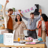 Baby Shower Games(5" X 7"), 30 Sets Modern Black And White Baby Bingo Guess Gift Game Cards, Boy Girl Gender Neutral Baby Shower Supplies-B07