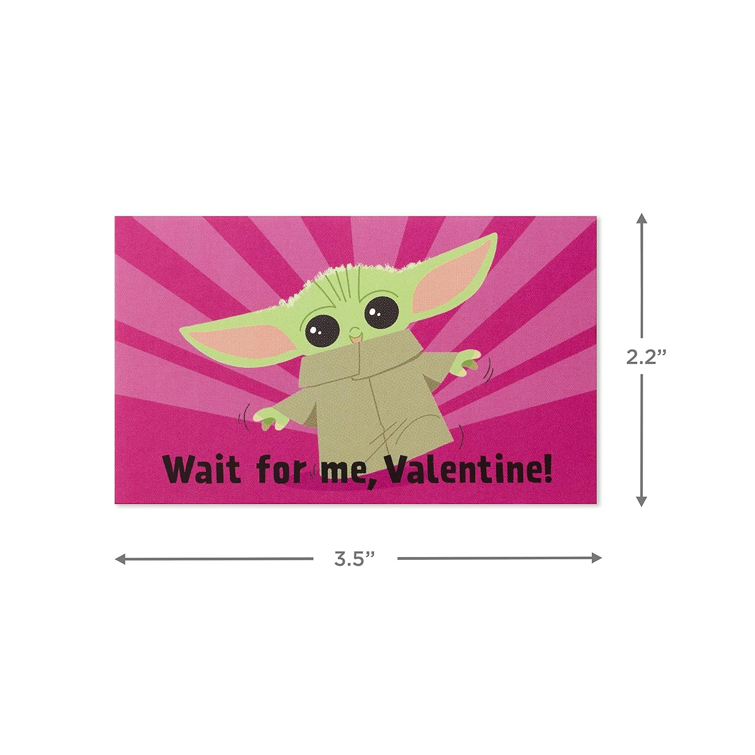 Hallmark Baby Yoda Mini Valentines Day Cards and Stickers for Kids School (18 Classroom Valentines with Envelopes), May the 4th