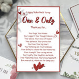 Valentines Day Card For Him Her, Happy Valentines Day Card For Husband Wife, Happy Valentine'S To My One And Only Thank You For...