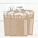 Rustic Bridal Shower Games For 25 Guests – Fun And Hilarious Bridal Games For Showers, Wedding Shower, Engagement, Classy Party Activities