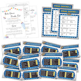 Baby Shower Friendly Feud Game,Gender Neutral Decorations, Babyshower Feud Quiz, Babyshower Decorations,Baby Shower Game Night, 2 Instruction Cards + 12 Preliminaries Cards + 3 Final Cards-Sqbs02