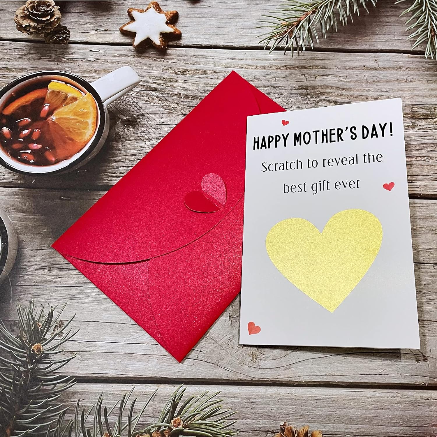 Funny Happy Mother’S Day Card, Naughty Mother’S Day Scratch Off Card, Mother'S Day Gift For Mom, Scratch To Reveal The Best Present Ever