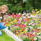 14Pcs Artificial Flowers Outdoor Uv Resistant Fake Flower For Outside Faux Greenery Plant Planter Plastic Flowers - No Maintenance Outdoor Faux Flowers For Porch Garden Home Decor (Mix 4)