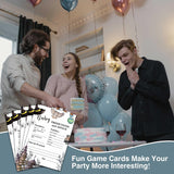 Magic School Baby Shower Party Game Baby Predictions And Advice Cards(30-Pack), Baby Gender Reveal Party Game Decoration Supplies(5"X7") - Game-E01