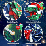 Christmas Dinosaur Door Cover Large Dinosaur Merry Christmas Door Banner Decorations Funny Winter Hanging Welcome Backdrop Yard Sign For Xmas New Year Holiday Indoor Outdoor Party Supplies 73X36Inch
