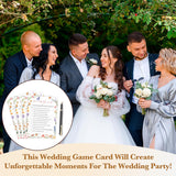 Bridal Shower Game, Wildflowers Theme Wedding Shower Games Cards For 25 Guests, Engagement Party Decorations Favors, Bachelorette Party Ideas And Activities Supplies, Wedding Games For Reception -B01
