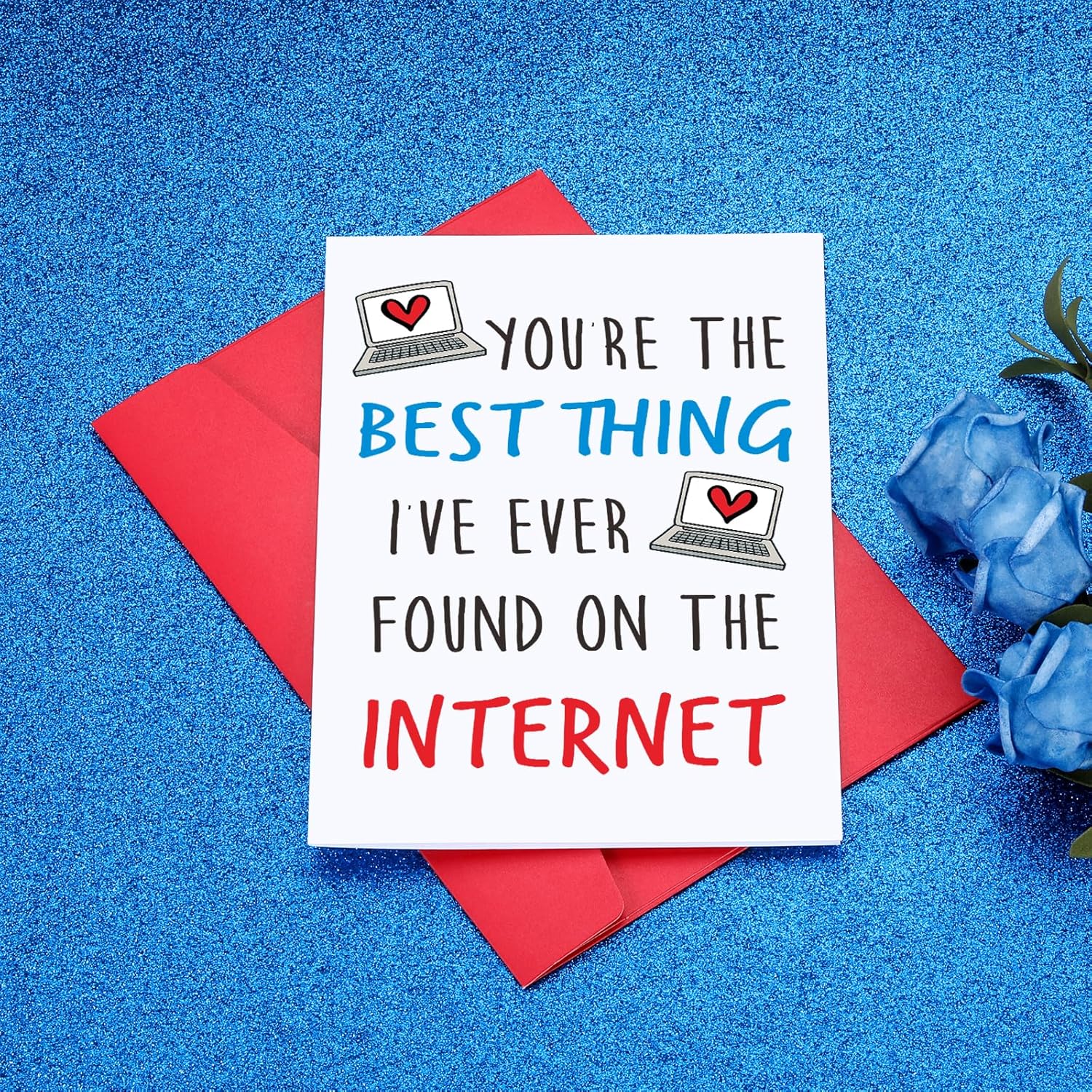 Valentines Day Card For Him Her, Anniversary Card To Husband Wife, Valentines Day Cards Gifts , Long Distances Relationship Gift For Boyfriend Girlfriend, Sweetest Day Card Cute Sentimental Gifts