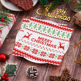 80 Pack Christmas Napkins 6.5 X 6.5 Inch Ugly Sweater Disposable Napkins Merry Christmas Dinner Napkins Red Green Holiday Paper Napkins For Xmas Winter Birthday Supplies Party Decoration