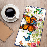- Colorful Monarch Butterflies Design - Handmade Card On Birthday, Mother’S Day, Anniversary, Anniversary Card - Perfect Present, Table Decor 6’’X6’’