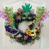 Mardi Gras Decorations, 20Pcs Carnaval Picks Table Centerpiece Decor, Artificial Glitter Berry Stems In Purple Green Gold For Mardi Gras Christmas Tree Party Ornaments Decoration