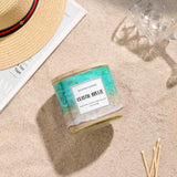 Coastal Breeze Scented Candle, 14 Oz Summer Ocean Beach Candle Gift For Women And Men, Natural Soy Wax, 3 Wicks, Up To 40 Hours Burning Time