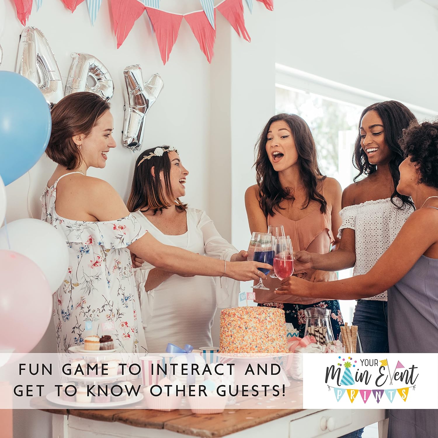 Wedding Bridal Shower Games, Fun Activities, Kraft Minimalist Style - Guest Quest, He Said She Said, What'S In Your Phone And Would She Rather