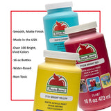 Apple Barrel Acrylic Paint in Assorted Colors, White (Pack of 3) 16 oz, 21119A- (Pack of 3)
