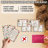 Christmas Friendly Feud Game, Christmas Feud Quiz, Fun Winter Holiday Party Games For Adults, Trivia Quiz For Office, Group, Family Game Night, Holiday Party Games -A08